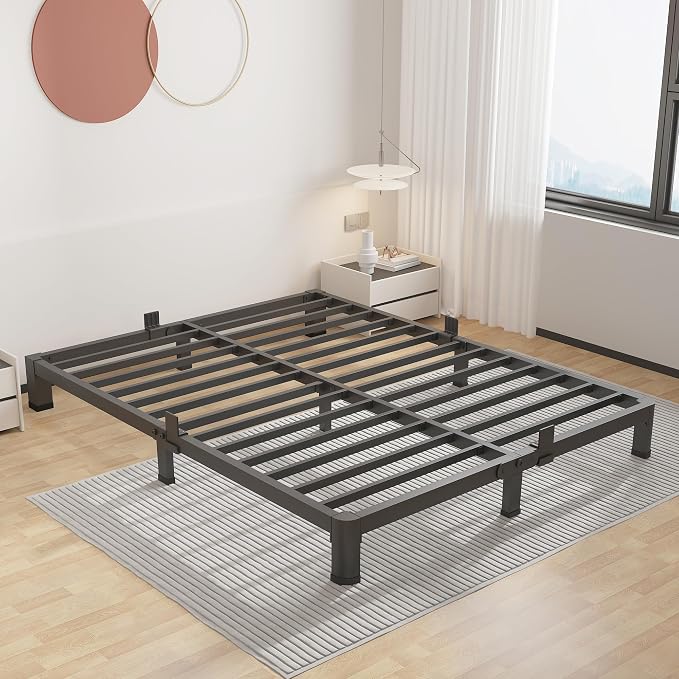 ROIL 4 inch Metal Queen Bed Frame by ROIL
