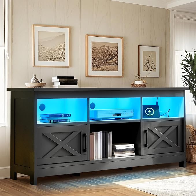 YITAHOME TV Stand for 65 Inch TVs, Entertainment Center - Image 3