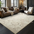 Toneed Abstract Area Rug 7x10 Modern Washable Rug Soft Non Slip Rug Low Pile by Toneed