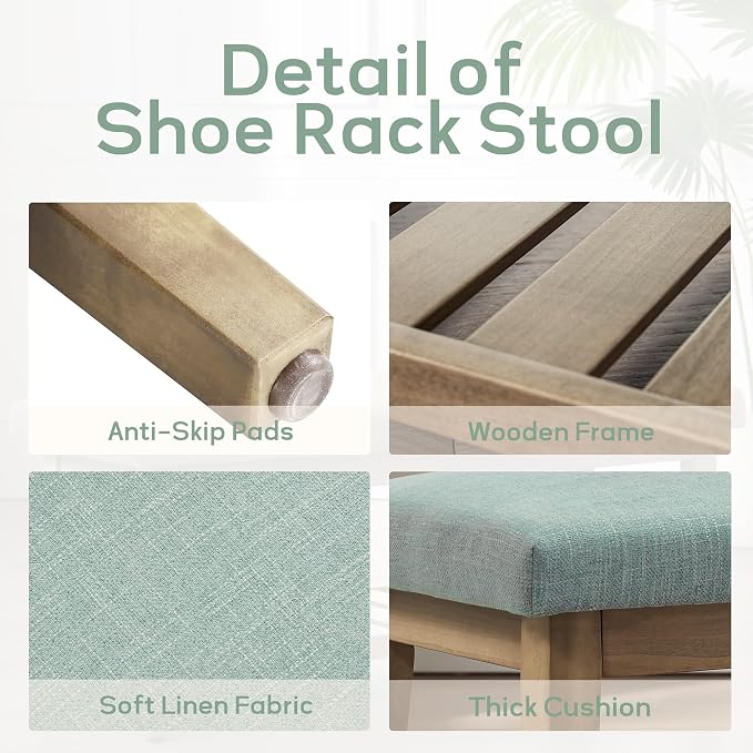 Zihanhome Entryway Shoe Bench - Image 7