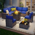 9 Piece Outdoor Patio Furniture Set by Olimix