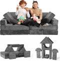 Contour Comfort Kids Couch 14 PC Modular Kids Play Couch Set – Convertible Sofa by Contour+Comfort