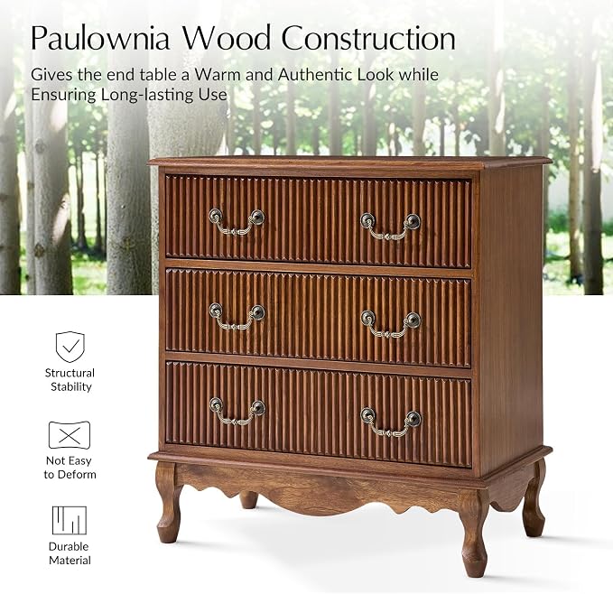 HULALA HOME Transitional Side Table - Image 5