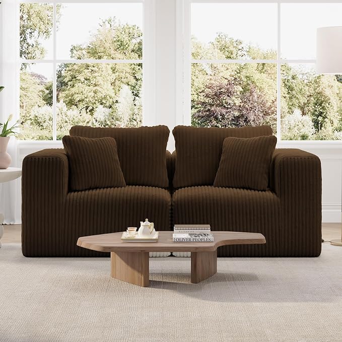 Novilla 70.8" Modular Sectional Sofa, Modern Cloud Sectional Couch by Novilla