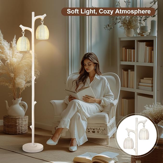 Scenekoy Rustic 68” Tall Floor Lamp - Image 2