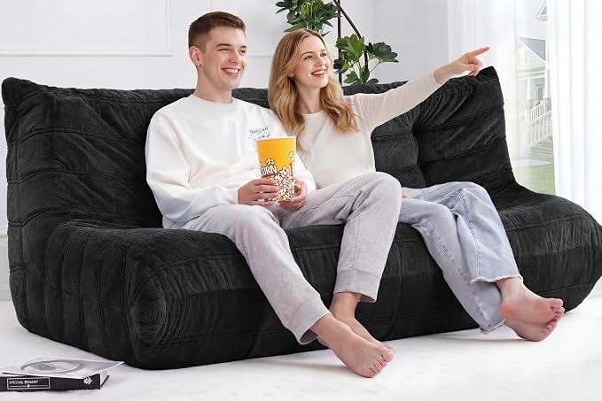Bean Bag 3-Seater Chair Big Sofa Beanbag Chair - Image 7