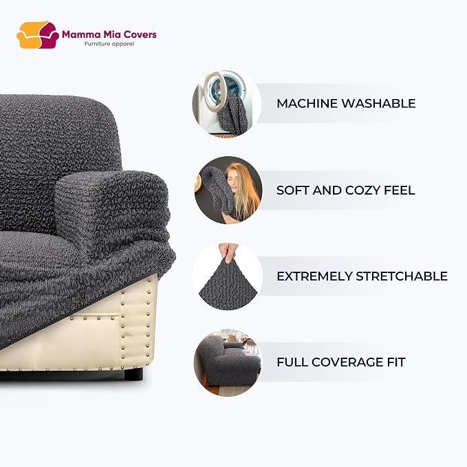 PAULATO BY GA.I.CO. Stretch Armchair Cover - Image 4