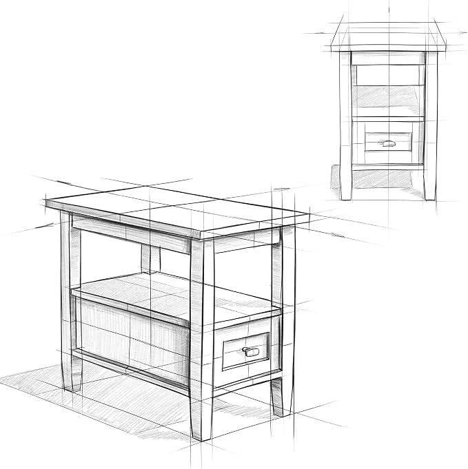 SIMPLIHOME Warm Shaker End Table - Image 10