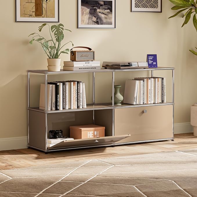 Modern Storage Cabinet Sideboard Versatile Free-Standing Organizer Cabinets - Image 5