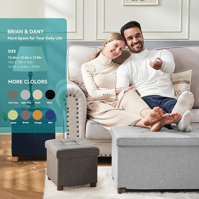BRIAN & DANY Small Ottoman - Image 7