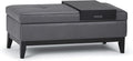 SIMPLIHOME Oregon Storage Ottoman Bench by SimpliHome