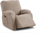 Recliner Chair Covers, 4-Piece Stretch Geometric Strokes Jacquard Reclining by Unknown