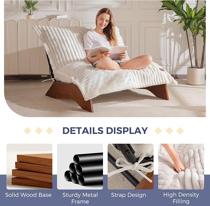 MAXYOYO Adjustable Living Room Chair, 3-Position Bean Bag Chair - Image 7