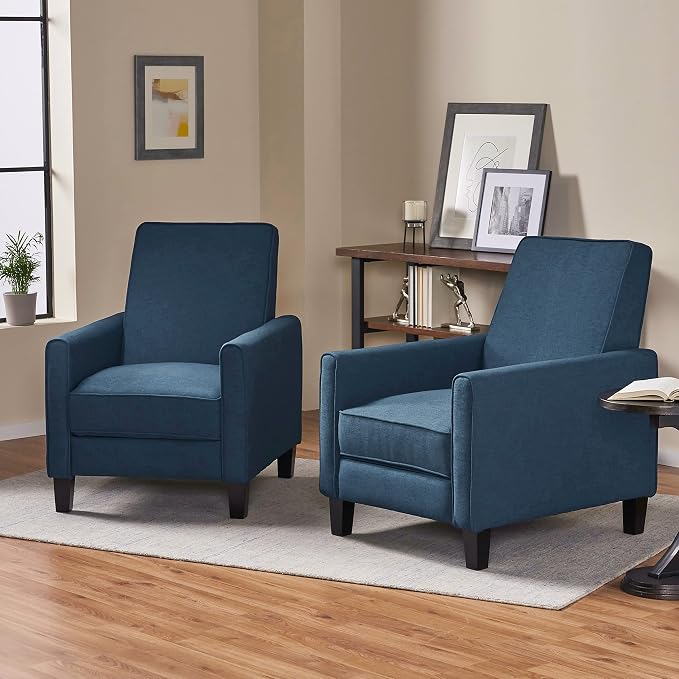 Christopher Knight Home Emmie Fabric Recliner, Dark Brown - Image 2