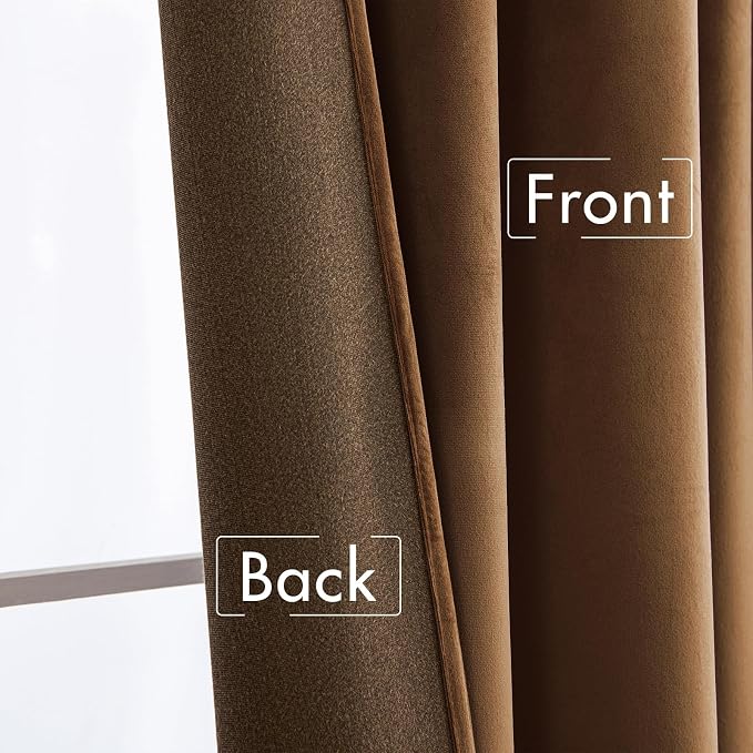 MIULEE Velvet Curtains 108 inches - Image 6