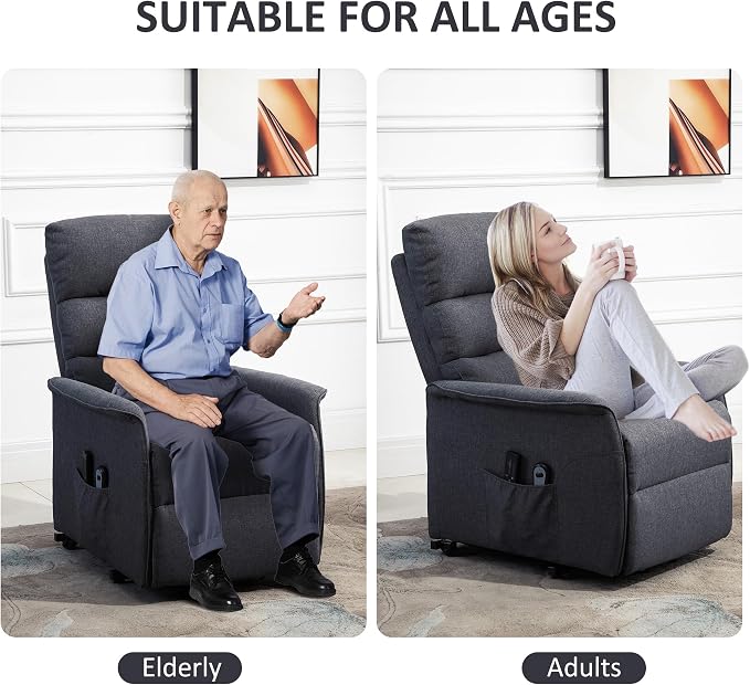 HOMCOM Power Lift Recliner Chair - Image 8
