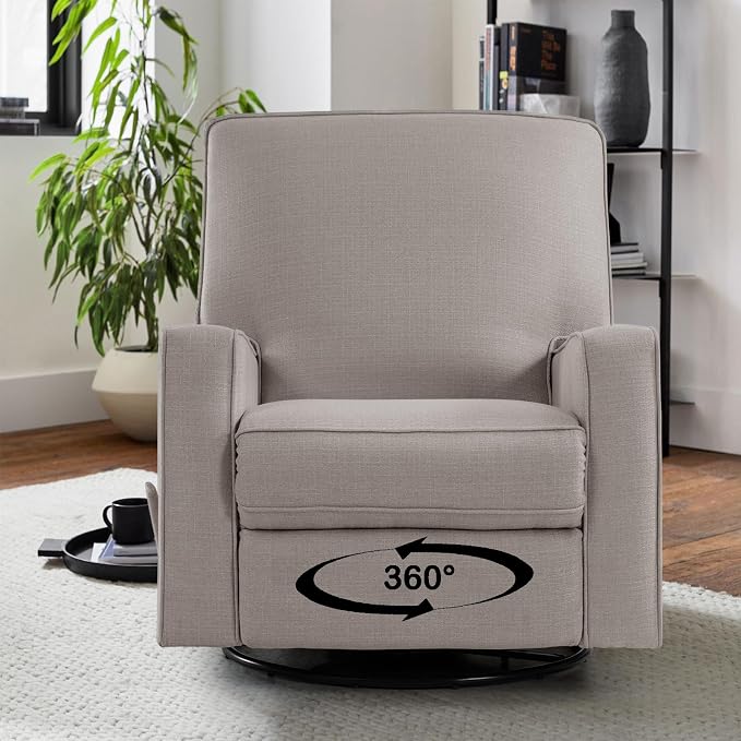 Harkawon Swivel Rocker Recliner Chair, Glider Rocker Recliner, Rocking Chair - Image 6
