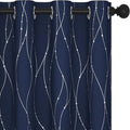Deconovo Floor to Ceiling Curtains, Soundproof Thermal Insulated Curtain Panel by Deconovo