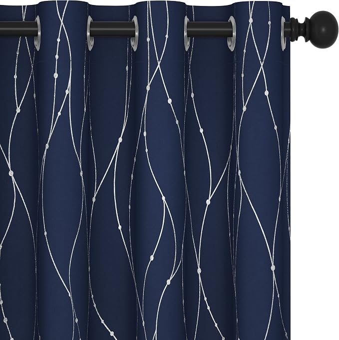 Deconovo Floor to Ceiling Curtains, Soundproof Thermal Insulated Curtain Panel by Deconovo