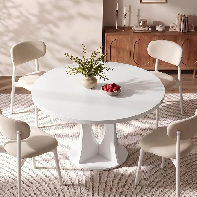 Einhomn 47.2-inch Round Dining Table, Kitchen Table - Image 3