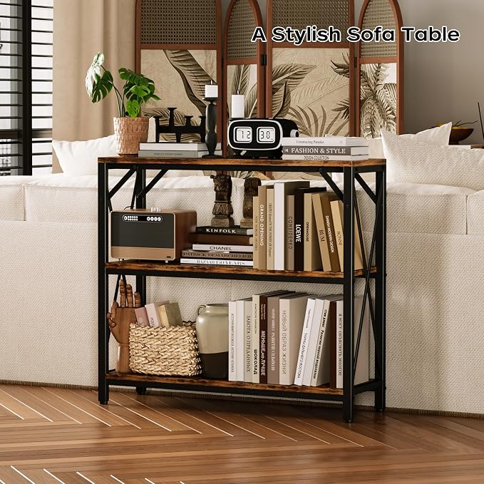 Homeiju Console Table 31.5" Width, 3-Tier Entryway Table - Image 4