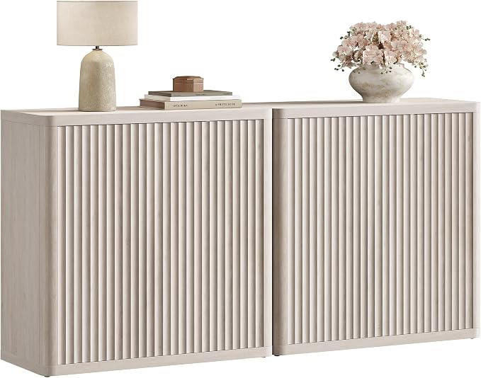 SICOTAS Buffet Cabinet with Storage 69.2" Sideboard Accent Modern Credenza with - Image 9