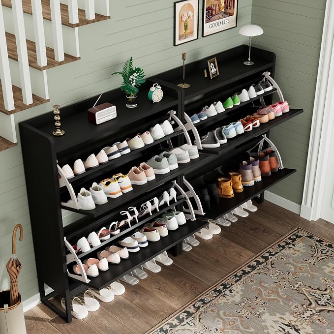 GRUSIGN Shoe Cabinet, Shoe Storage Cabinet - Image 7