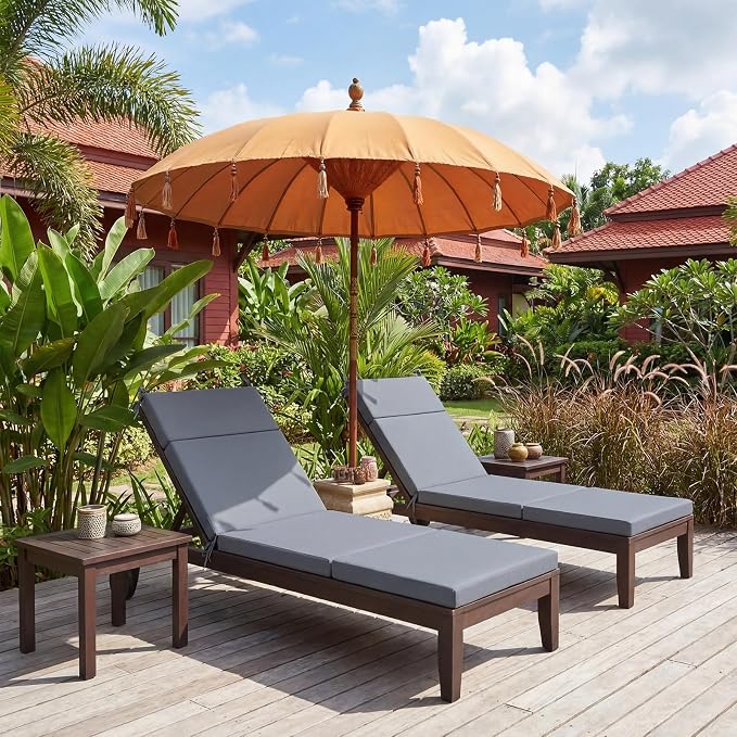 Patelai 2 Set Outdoor Chaise Lounge Cushions - Image 7