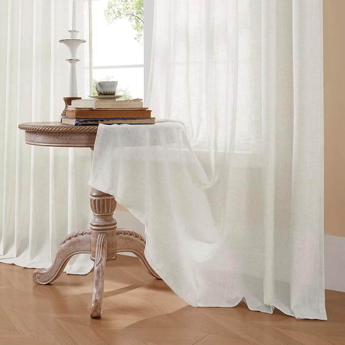 Joydeco Light Filtering Curtains 90 Inch Length - Image 5