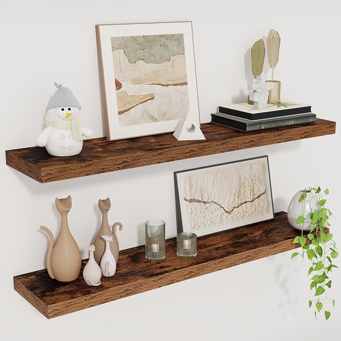 Fun Memories Floating Shelves for Wall, Floating Shelf for Living Room by FunMemories