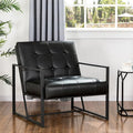 Glitzhome Mid Century Modern Accent Chair, Modern Living Room Chairs by Glitzhome