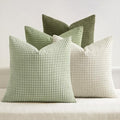 MIULEE Modern Farmhouse Decorative Spring Pillow Covers 20x20 Inch Set of 4 by MIULEE