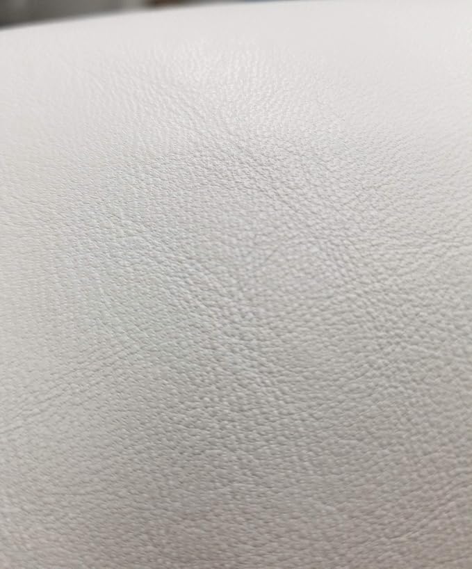 NAT Leathers | White Soft Faux Vegan Leather PU | 3 Yard Cut by The Yard | by NATLeathers