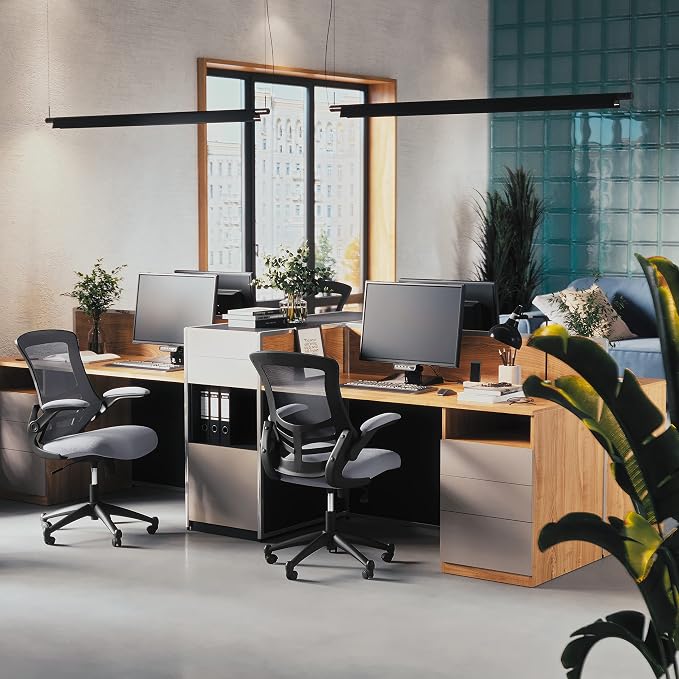 Flash Furniture Kelista Office Chair, Dark Gray Mesh - Image 6