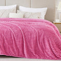 BEDELITE Fleece Blanket King Size – 3D Ribbed Jacquard Soft and Warm Decorative by BEDELITE