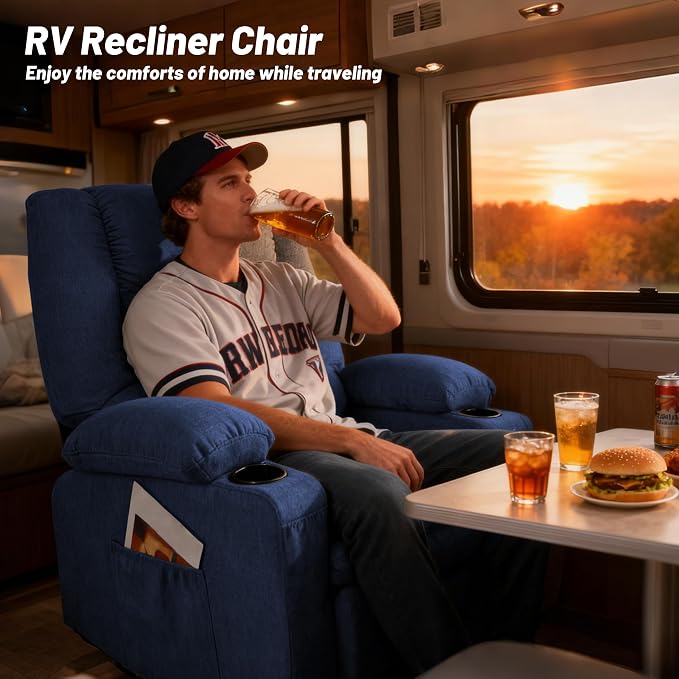 Oversized Swivel Rocker Recliner Chair - Image 6