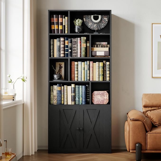 IRONCK Book Shelf, Tall Bookshelf - Image 2