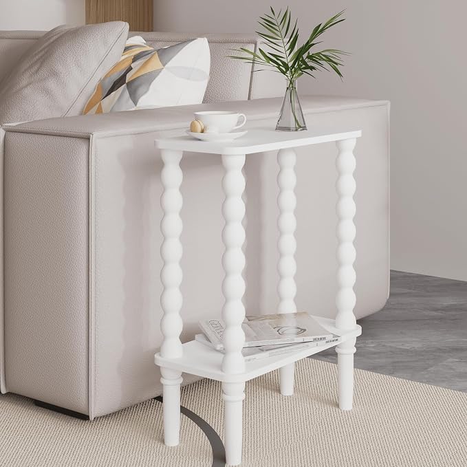 Veegle Narrow Side Table, Small End Table - Image 8