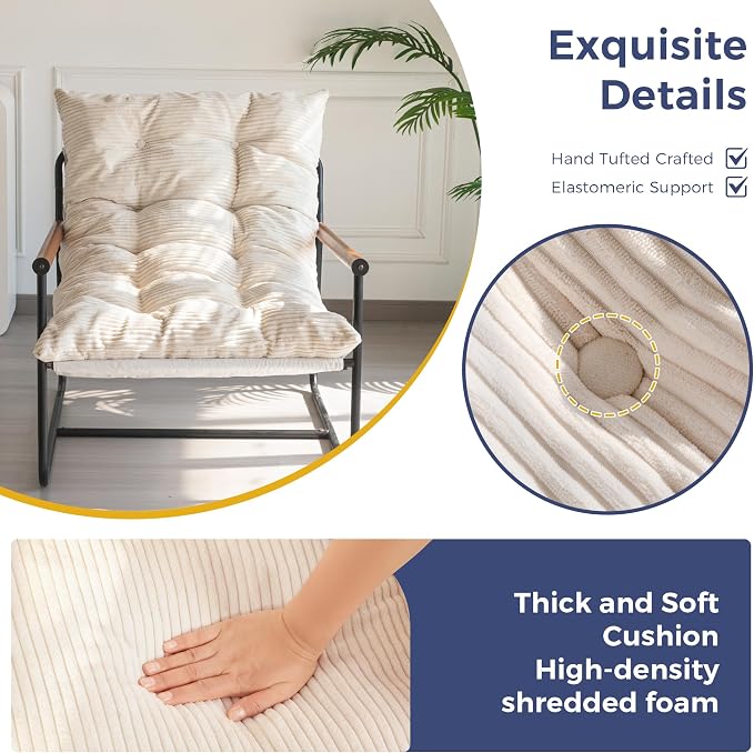 MAXYOYO Modern Accent Chair, Comfy Living Room Chair - Image 4