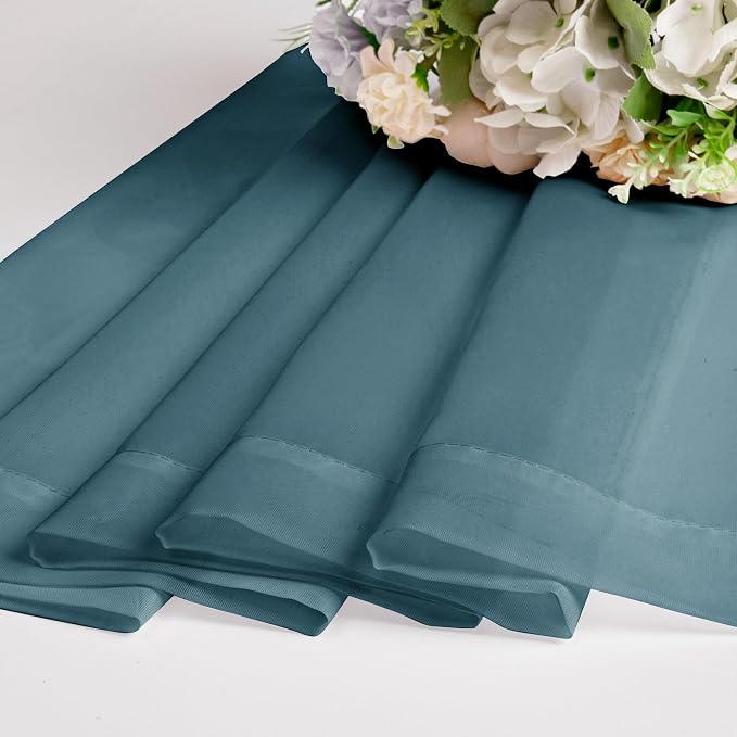 Chyhomenyc Stone Blue Sheer Valances - Image 9