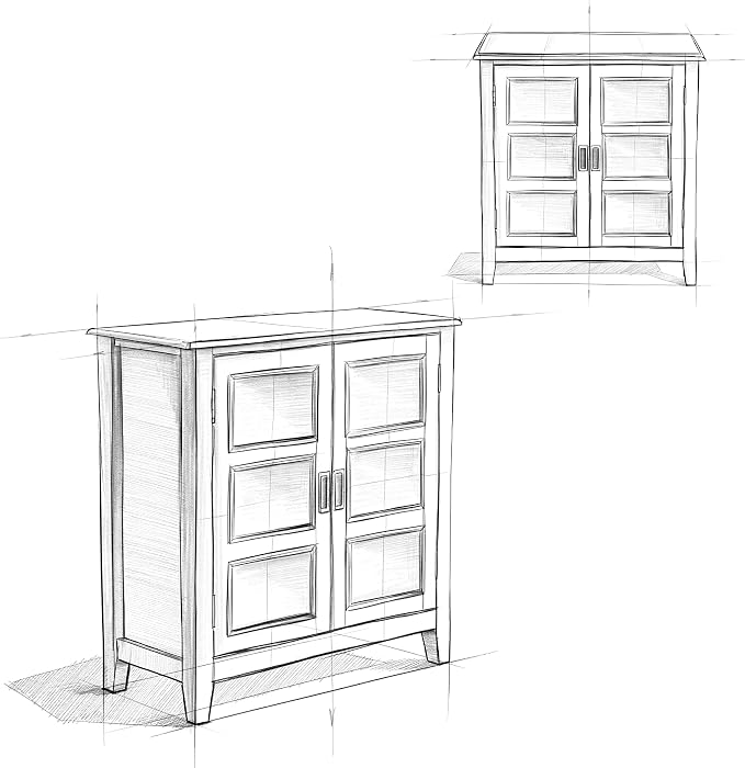 SIMPLIHOME Burlington Storage Cabinet - Image 14