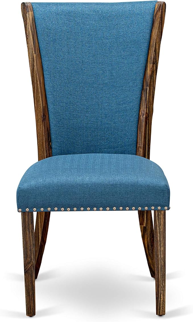 East West Furniture VEP7T21 Verona Parson Kitchen Chairs - Image 3