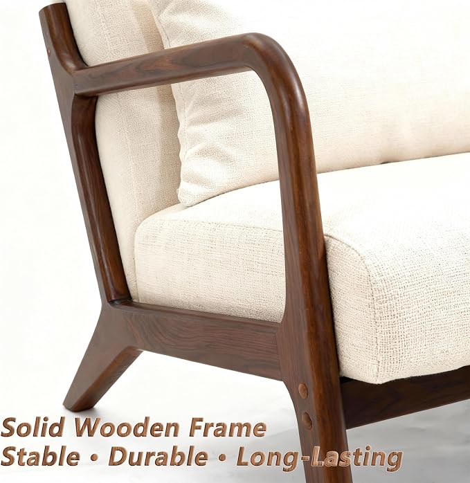 Set of 2 Mid Century Modern Accent Chair - Image 4