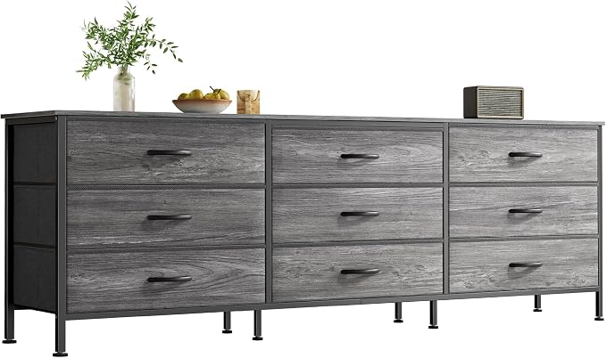 Huuger 63 Inch Dresser for Bedroom, Long Dresser for Closet by Huuger
