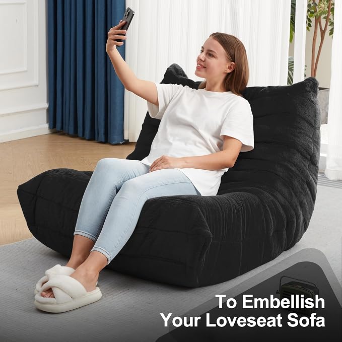 Bean Bag Chairs for Adults Giant Bean Bag Chair Memory Foam BeanBag Chair Bean - Image 6