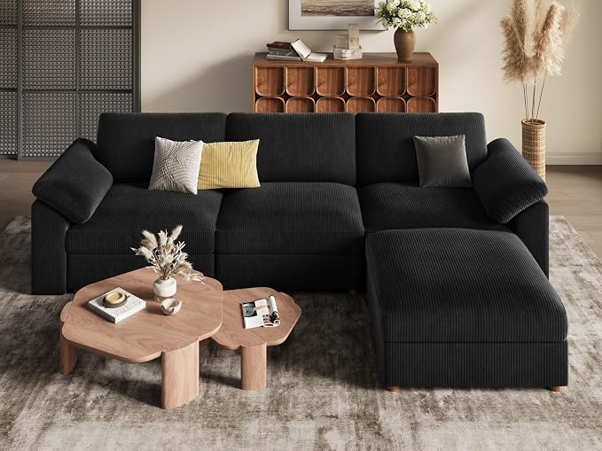 EASE MOOSE Oversized Modular Sectional Sofa, Modern Luxury Large L Shape - Image 6