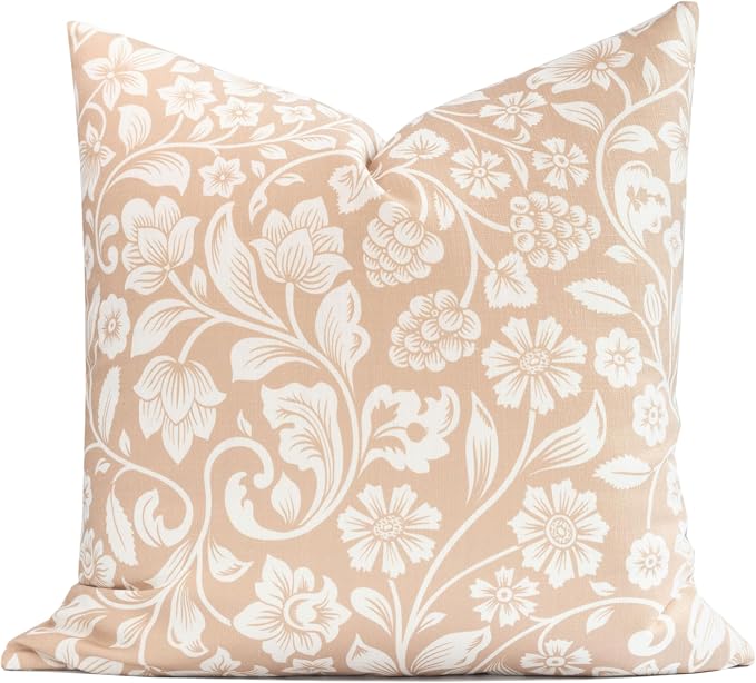 Crumbs Home Modern Farmhouse Fall Linen Indoor Outdoor Throw Pillow Cover Only by CRUMBSHOME