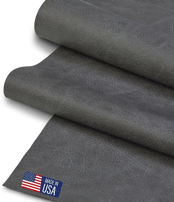 Faux Leather Fabric, Thick Durable Synthetic Repholstery Leather Vinyl by SARANDAVE