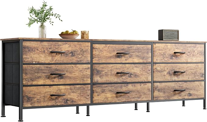 Huuger 63 Inch Dresser for Bedroom, Dresser for Closet by Huuger