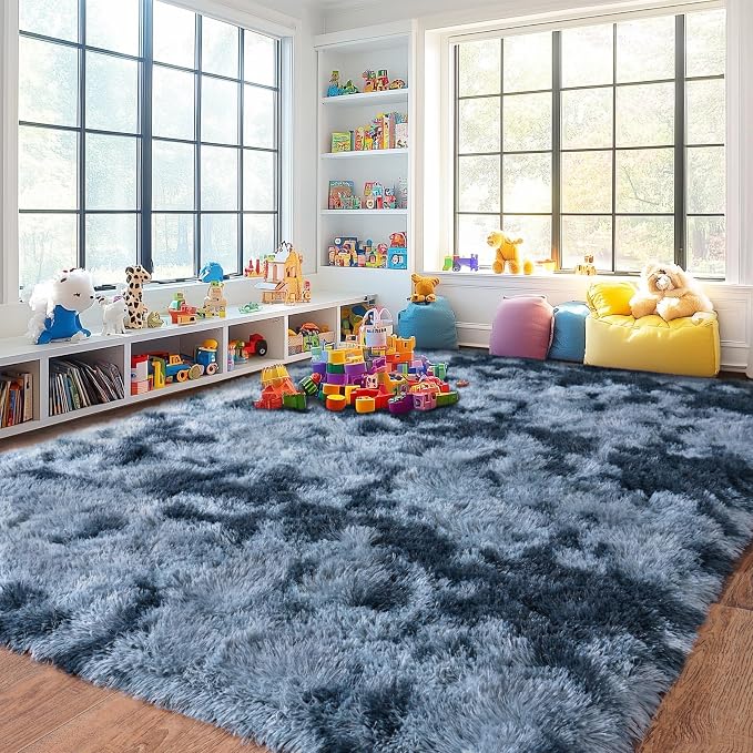 Pionblank Large Rug for Living Room 6x9 Feet, Modern Soft Shag Area Rug - Image 3
